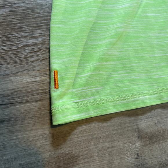 Lucy Lime Green Racerback Built-In Bra Tank Top Small | Yoga Pilates Workout - Picture 2 of 5